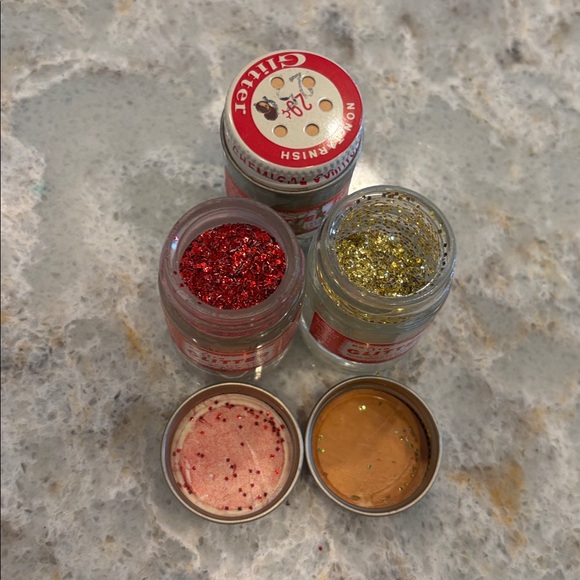 Vintage collectible crafting glitter by Chemical Company
Gold/Red/Green - Picture 3 of 4